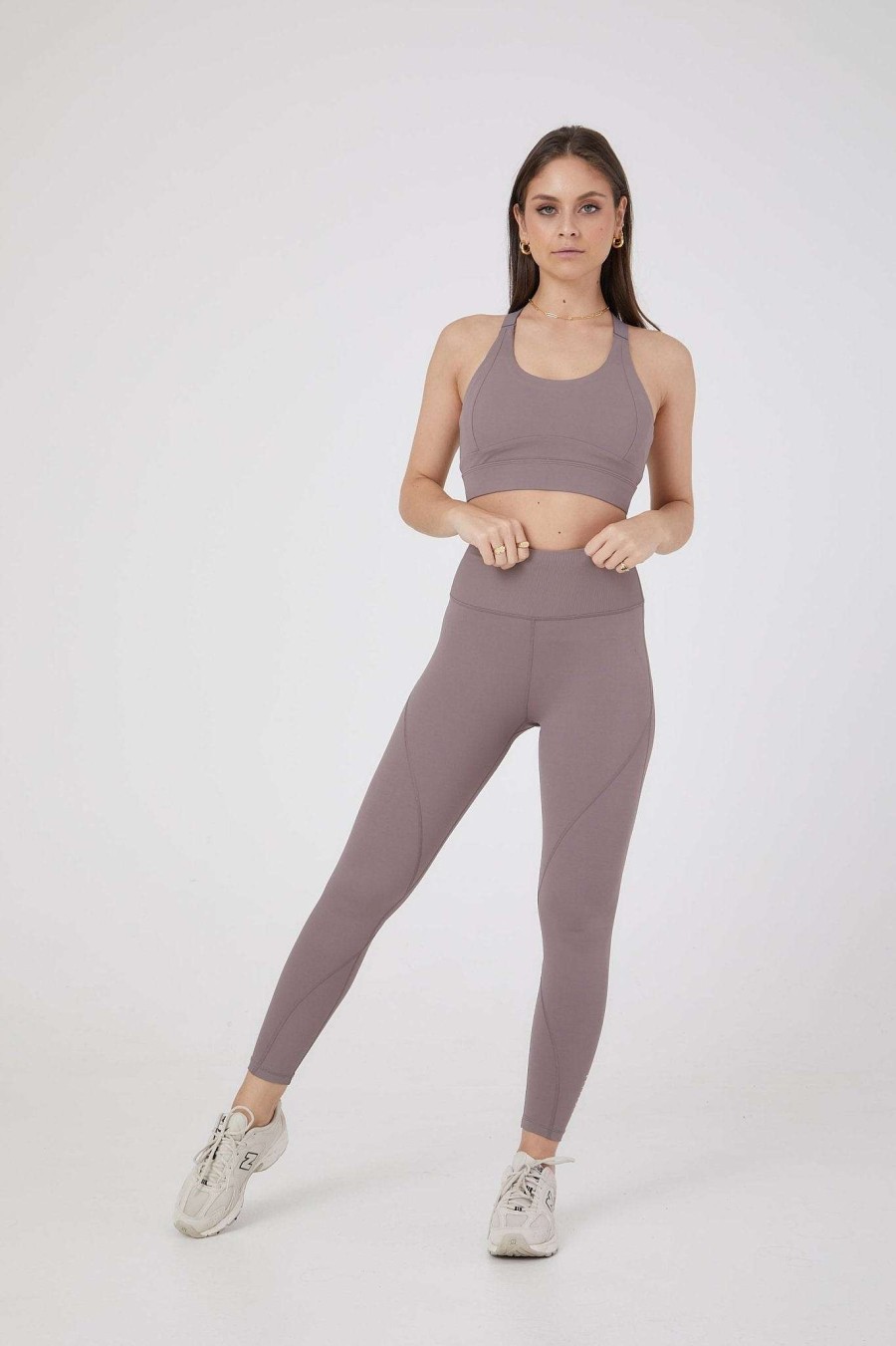 Active + Leisure All Fenix | Contour High Waisted 7/8 Legging (Mauve)