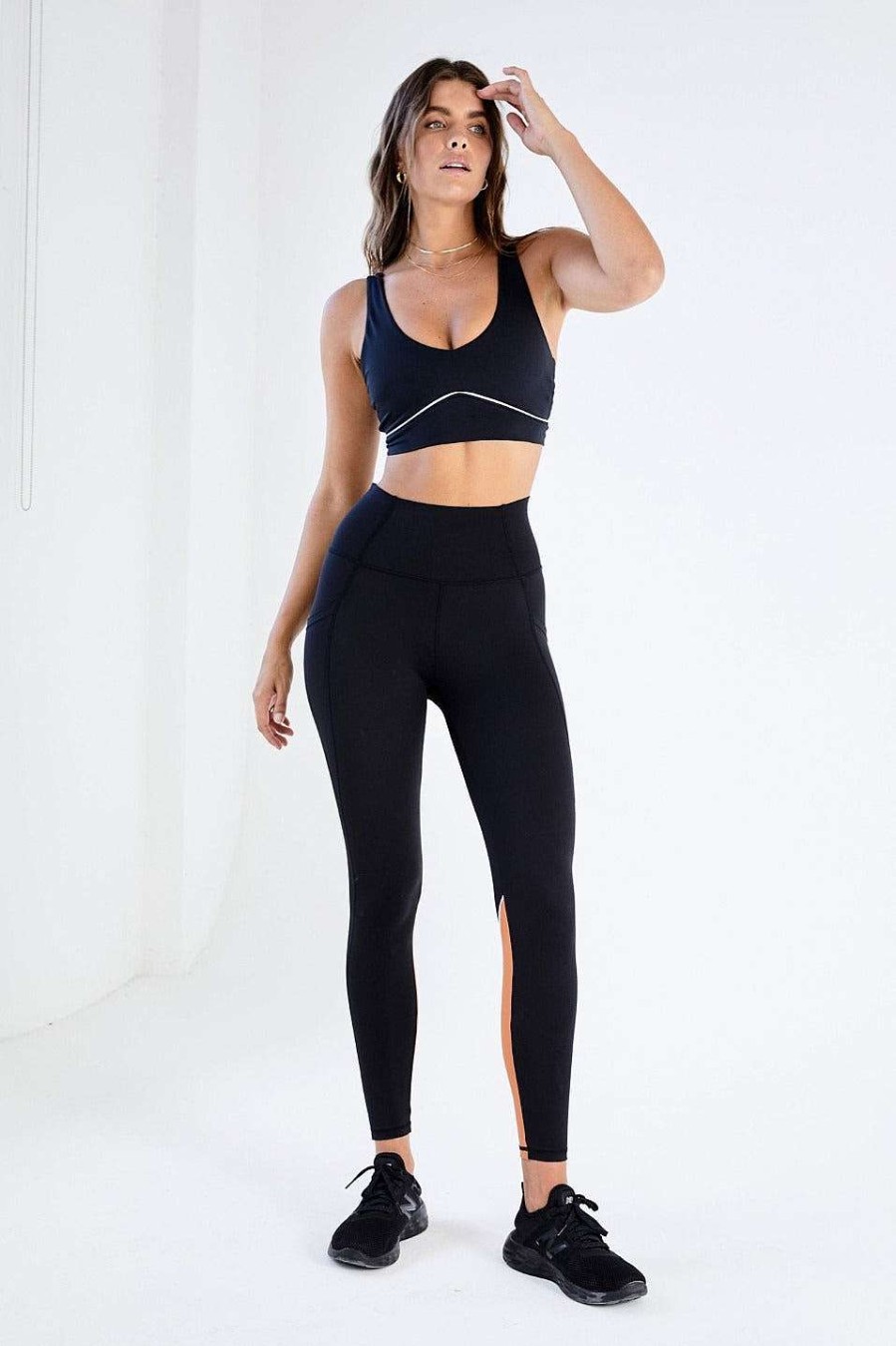 Active + Leisure All Fenix | All Core Legging ( /Amber) Black